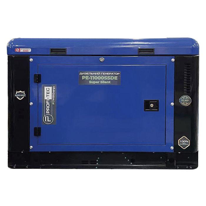 Генератор дизельний PROFI-TEC PE-11000SSDE, фото 1