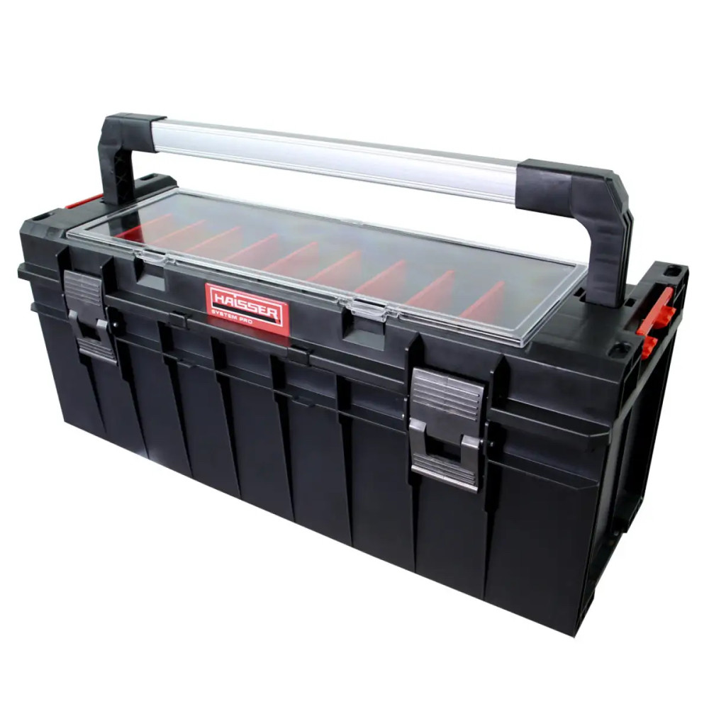Ящик для інструменту пластиковий SYSTEM PRO 700 650x270x272мм Haisser 90039 / Кейс для інструментів