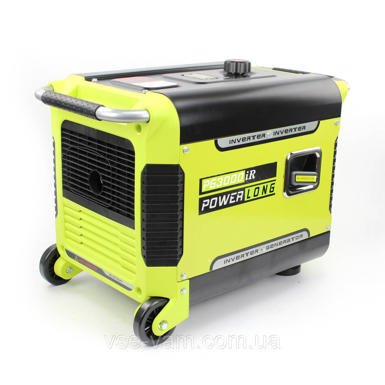 Інверторний бензиновий генератор POWER LONG PG3000iR (2.7/2.9 кВт), з електростартером і мідною обмоткою, фото 1