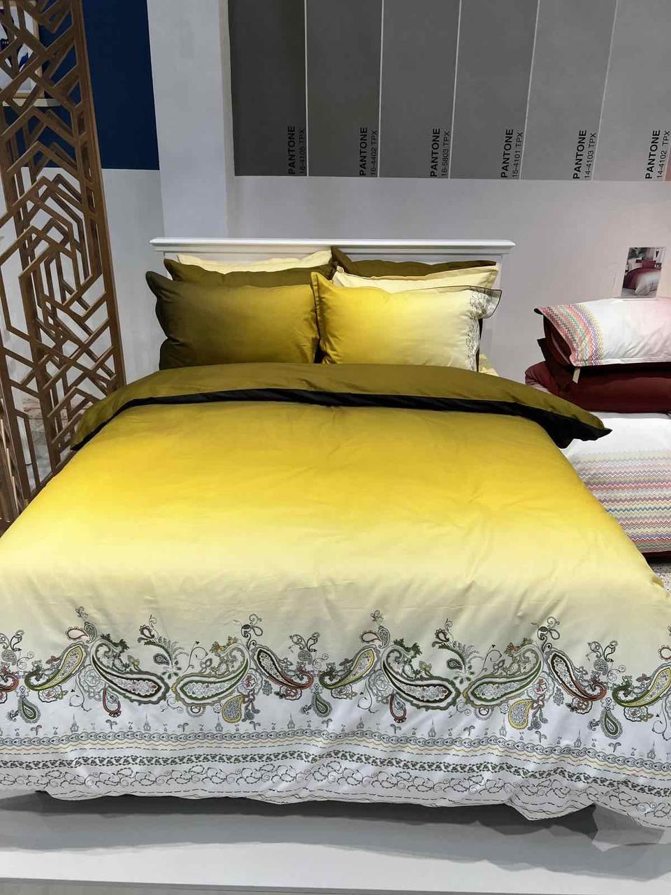 Постільна білизна поплін євро розмір Sarev Terry Sari, фото 1