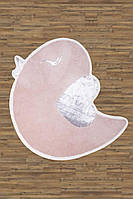 Килимок для дитячої кімнати прямокутний натуральний бавовняний 140 на 160 см C&W Kids Carpet Lilly Beige