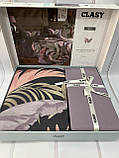 Постільна білизна ранфорс люкс євро розмір 200 на 220 см Clasy Hena, фото 2