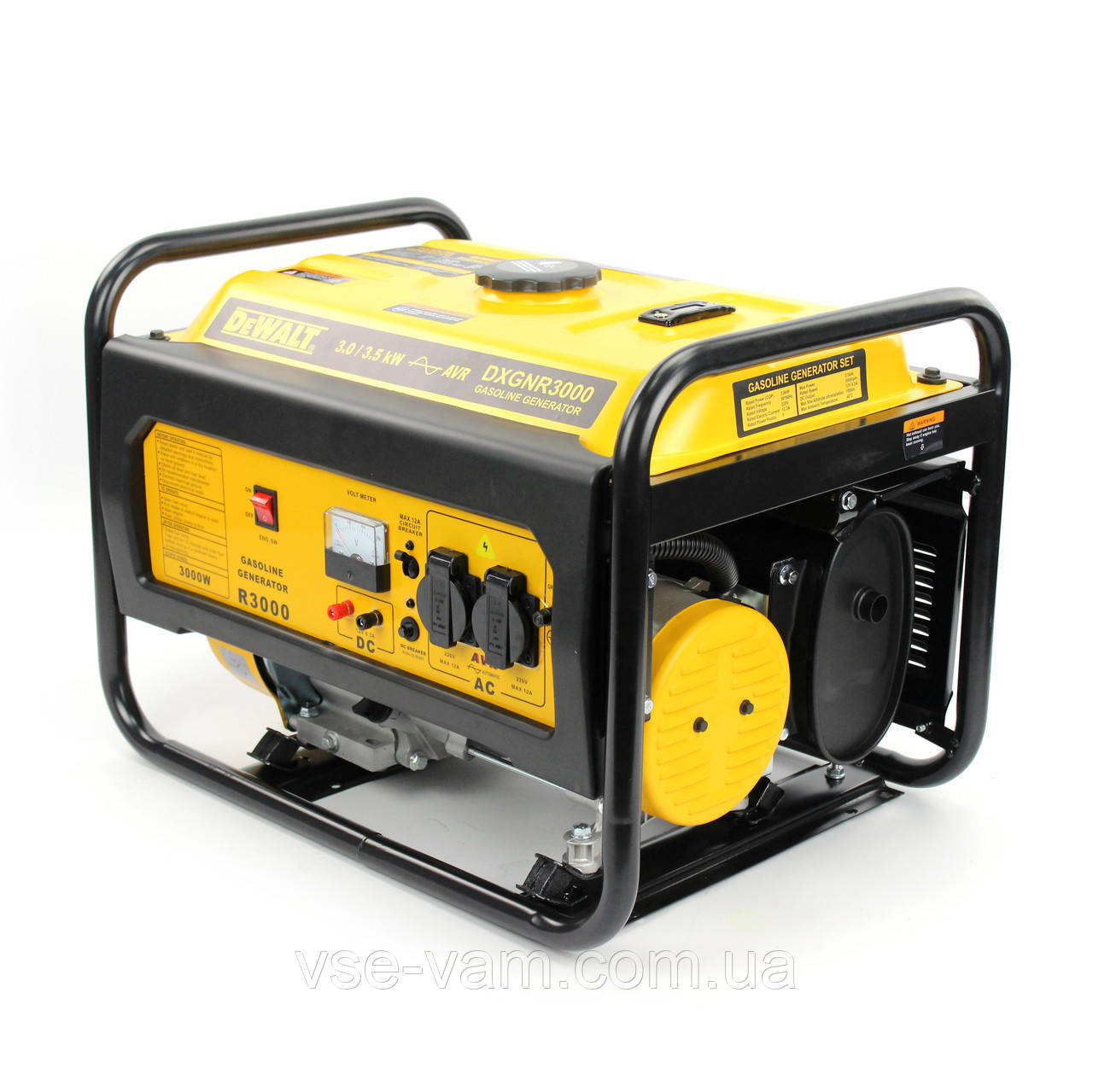 Бензиновий генератор DeWalt DXGNR3000 з мідною обмоткою (3.5 кВт), фото 1