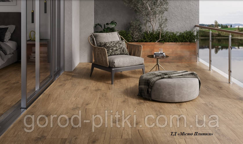 Плитка Cersanit Honeywood 18,5х60 та 19,8х119,8. Фотографії інтер'єру, фото 1