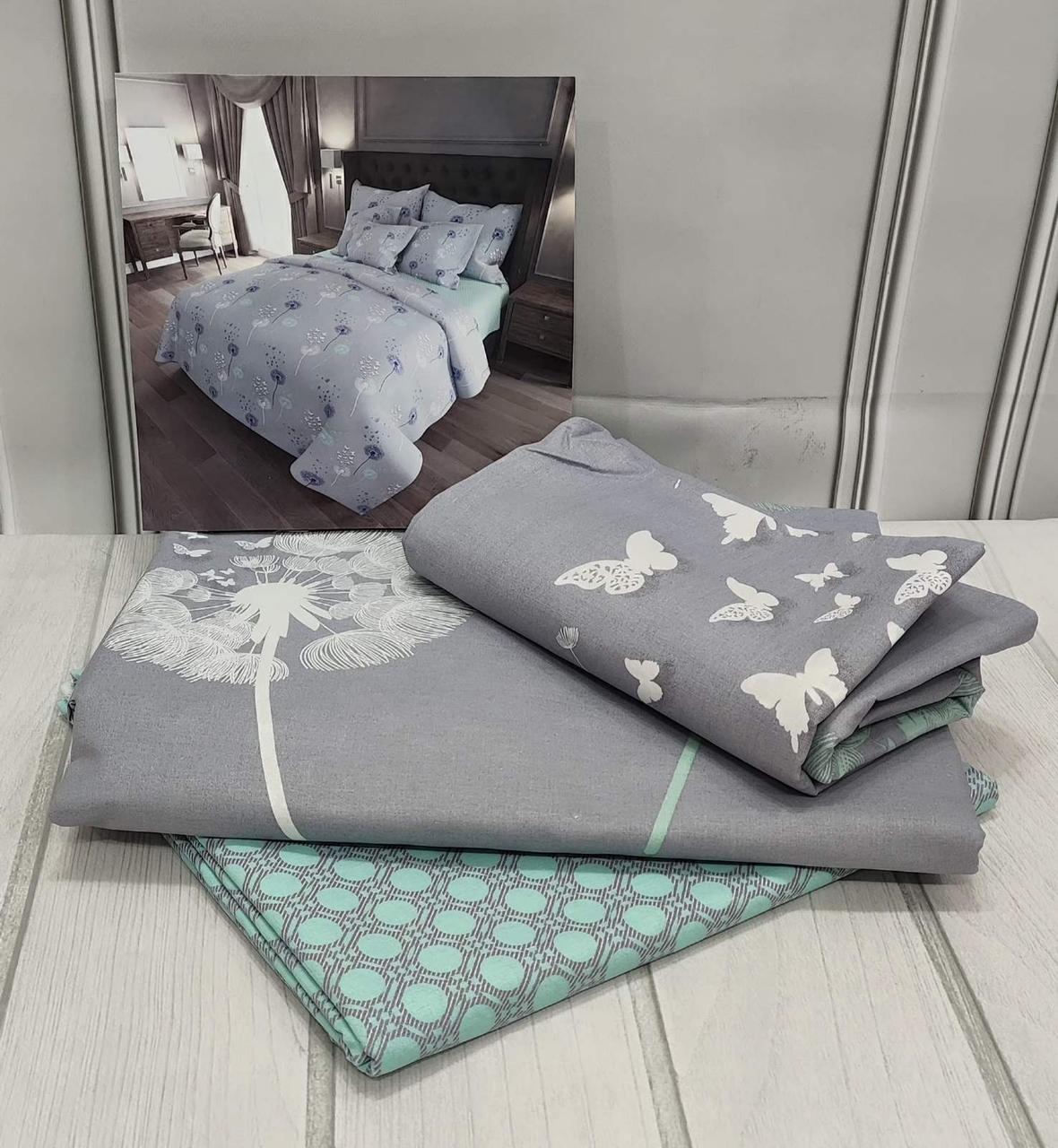 Постільна білизна ранфорс євро розмір Туреччина 012, фото 1