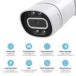Камера CAMERA C16 TUYA APP WIFI IP 3.0mp вулична