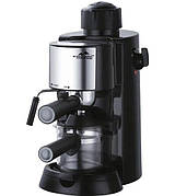 Кавоварка Monte MT-1451 еспресо-кавоварка кавоварка з трубкою-капучинатором Чорний 800 Вт