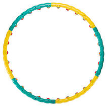 Обруч масажний SP-Planeta 3008 розбірний 6 секцій для фітнес-тренувань, фото 2