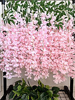 Штучна гліцинія. Гілки штучної вістерії (паковання 12 штук 115 см, рожева), фото 3