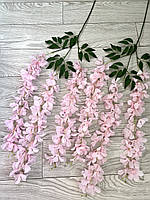 Штучна гліцинія. Гілки штучної вістерії (паковання 12 штук 115 см, рожева), фото 7