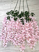 Штучна гліцинія. Гілки штучної вістерії (паковання 12 штук 115 см, рожева), фото 5