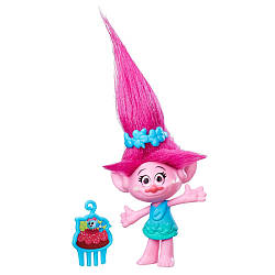 Trolls Poppy Collectible Figure - троль Поппі 10 см ( Тролли, тролль Розочка, Hasbro B7346)