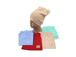 Шапка р.48-50 трикотаж для дівчинки арт.S 00103 ТМ SHAPKI