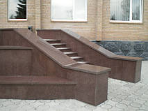 Красная гранитная плитка