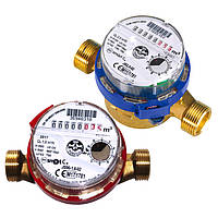 Лічильник води PoWoGaz JS-1,6 ХВ SMART C +/Dn 15/М/ Q3=1,6/ L =110 без штуцерів