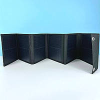 Сонячний зарядний пристрій 120W портативна розкладна панель XRYG-416-6 Чорний