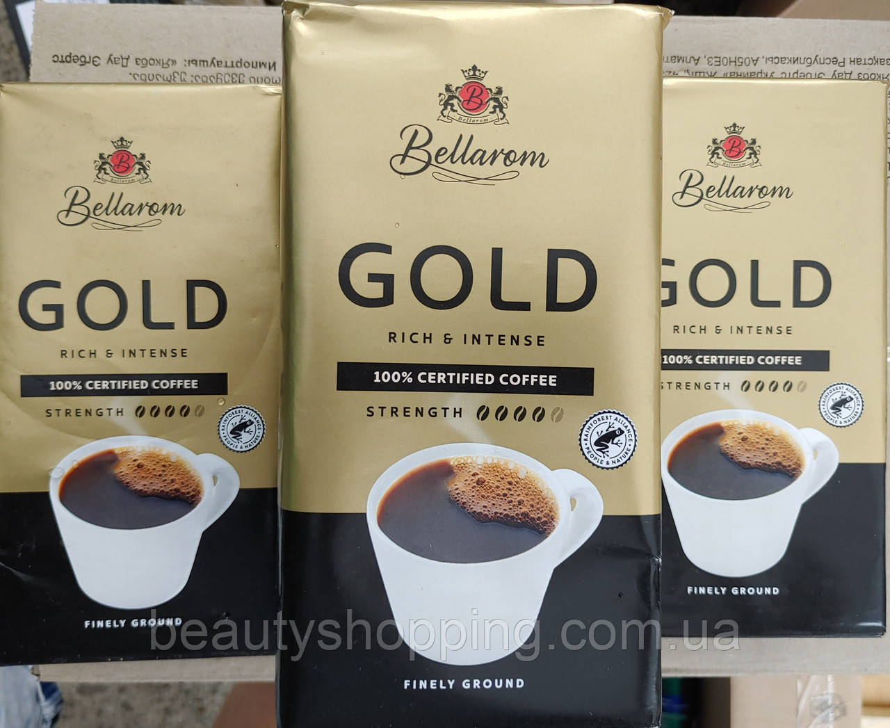 Bellarom Gold Rich & Intense мелена кава 100% арабіка 250 гр Німеччина
