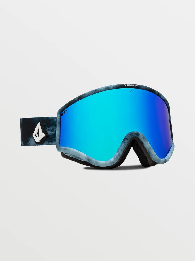 Маска Volcom Yae Goggle — Lagoon Tie-Dye/Blue Chrome додаткова лінза — Дефект