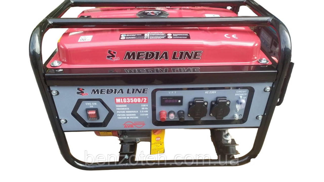 Генератор бензиновий Media Line MLG3500/2