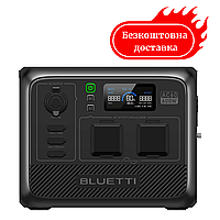Зарядна станція Bluetti AC60 - 600 Вт - 403.2 Вт/год - LiFePO4 Швидка зарядка Медапаратура