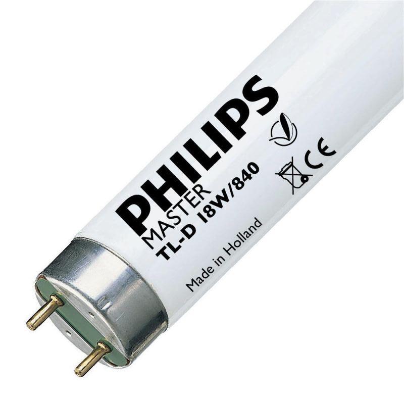 Лампа люмінесцентна TL-D 18w/840 PHILIPS G13, фото 1