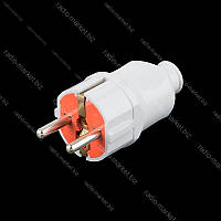 Вилка пряма, з заземленням