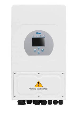 Гібридний інвертор Deye SUN-6K-SG03LP1-EU, 48 В, 6000 Вт, 1 фаза (безперебійник, UPS, ДБЖ), фото 1