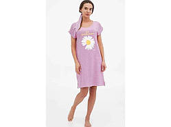 Сукня біло-рожевий жіноча Бавовна 95% Еластан 5% 040320020 LUCCI р.50 ТМ Трикомир