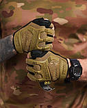 Рукавички тактичні безпалі Mechanix M-Pact Gloves Coyote ВТ1060, фото 3