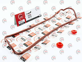 Прокладка клапанної кришки 2108 червона + втулки (BEG-LINE) (2108-1003270/77)