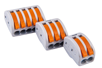 КЛЕМИ З'ЄДНУВАЛЬНІ WG / БУДІВЕЛЬНО-МОНТАЖНІ 