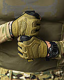 ПАРАЧАТКИ ТАКТИЧНІ MECHANIX M-PACT® FINGERLESS COYOTE GLOVES ВТ1024, фото 3