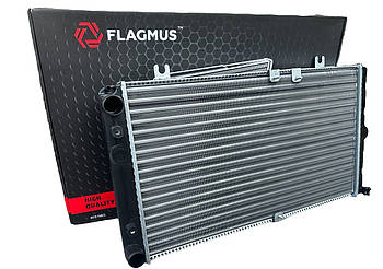Радіатор ВАЗ 1118, алюм основний без кондиціонера FLAGMUS