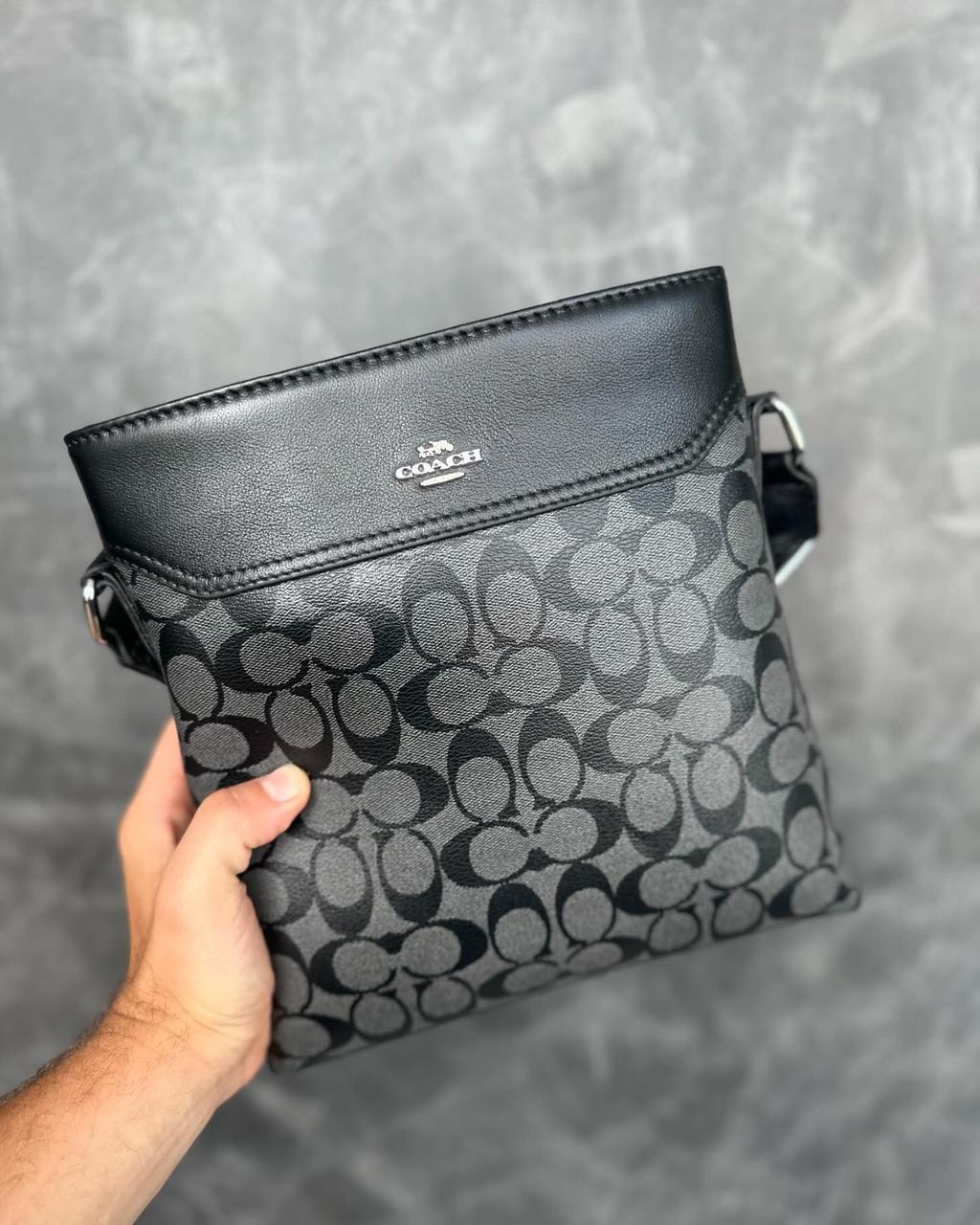 Чоловіча чорна Сумка Месенджер Coach