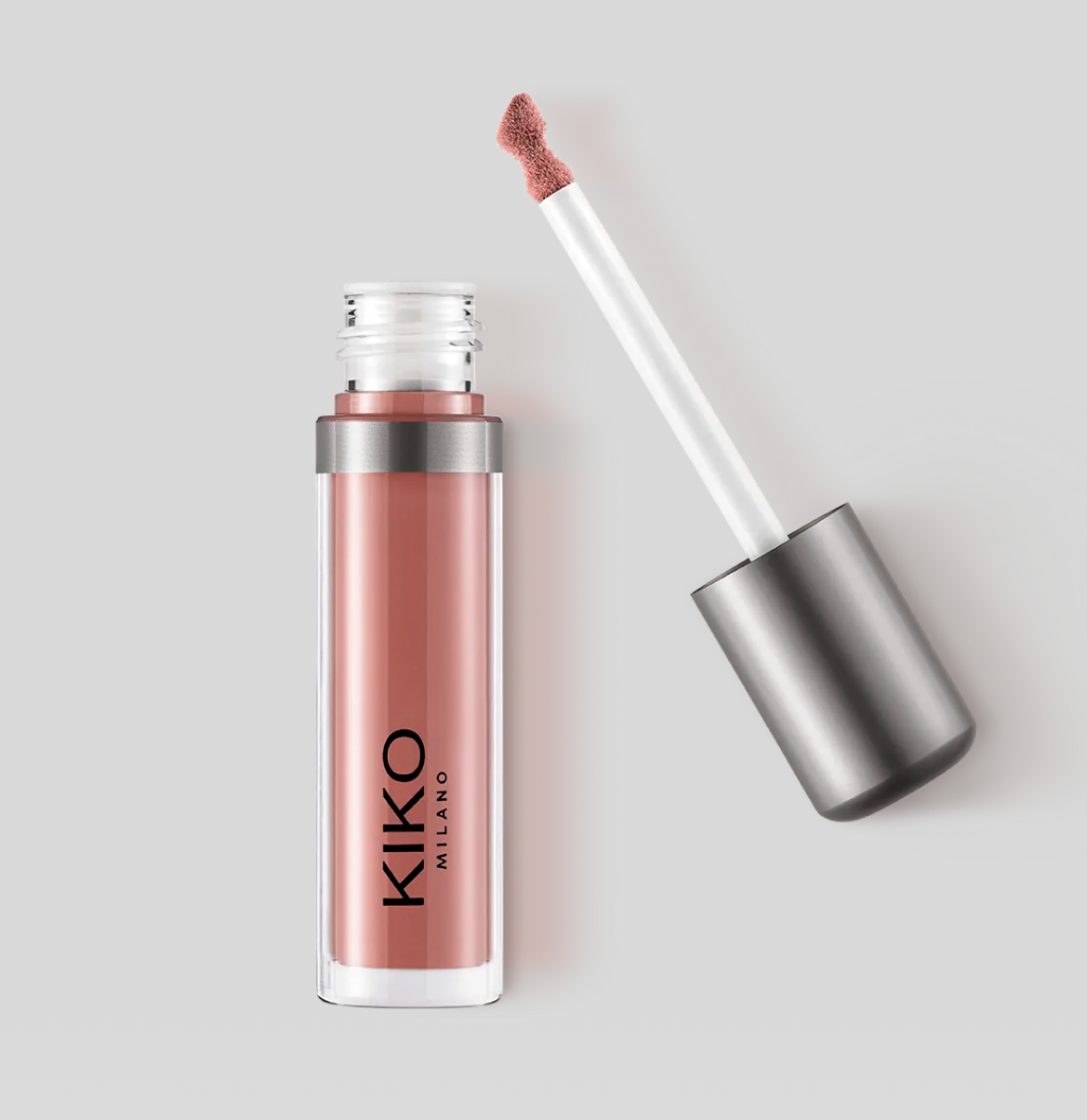 Рідка матова помада Kiko Milano Lasting Matte Veil Liquid Lip Colour (06 Nude Rose)