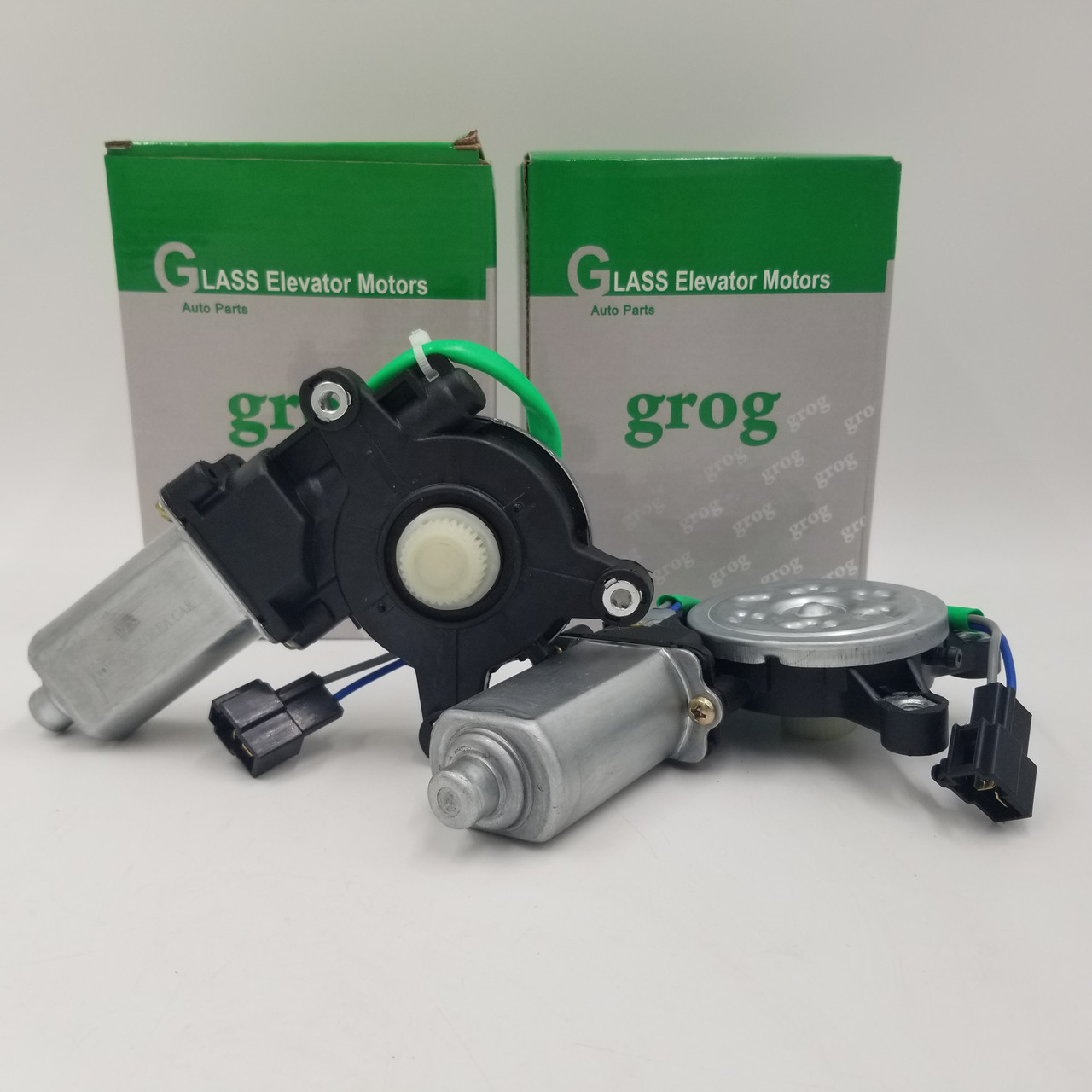 Мотор склопідйомника Ланос, Сенс комплект 2шт. (шестерня) Grog Корея, фото 1