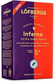 Кава LOFBERGS Inferno Мелений 450г, фото 1