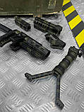Набір приклад телескопічний Fab Defense GLR-16 dark olive ВТ7960, фото 9