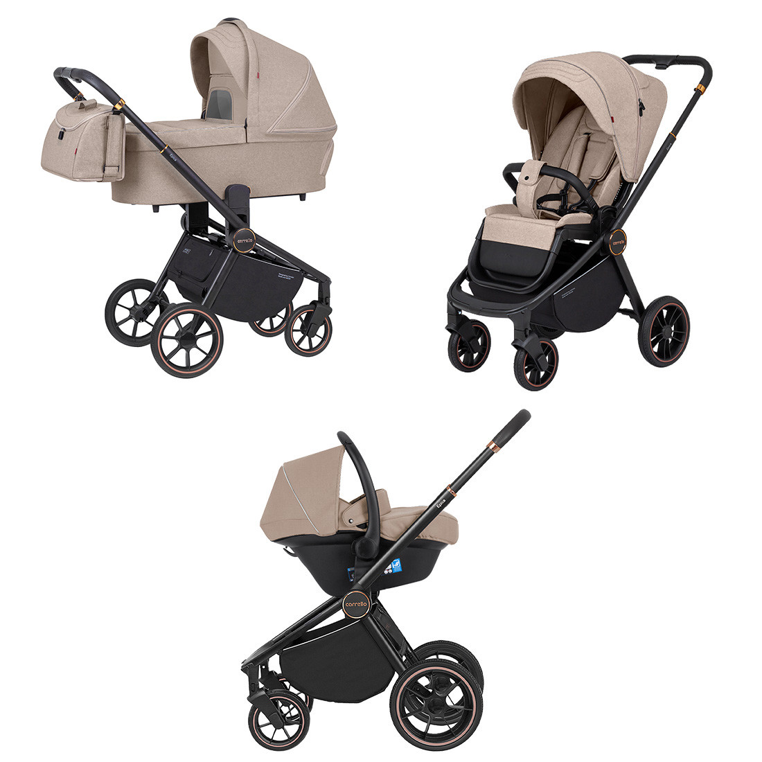 КОЛЯСКА УНІВЕРСАЛЬНА 3 В 1 CARRELLO EPICA CRL-8511/1 (3in1)
