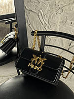 Pinko Mini Love Bag One Simply Black/Gold [оригінальна коробка]