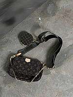 Louis Vuitton Multi Pochette Brown/Green магнітна коробка