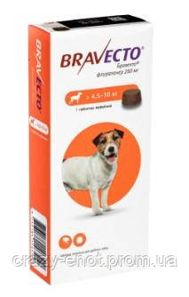 Бравекто таблетка 250 мг для собак от 4,5 до 10 кг. (ID#1385409406 ...