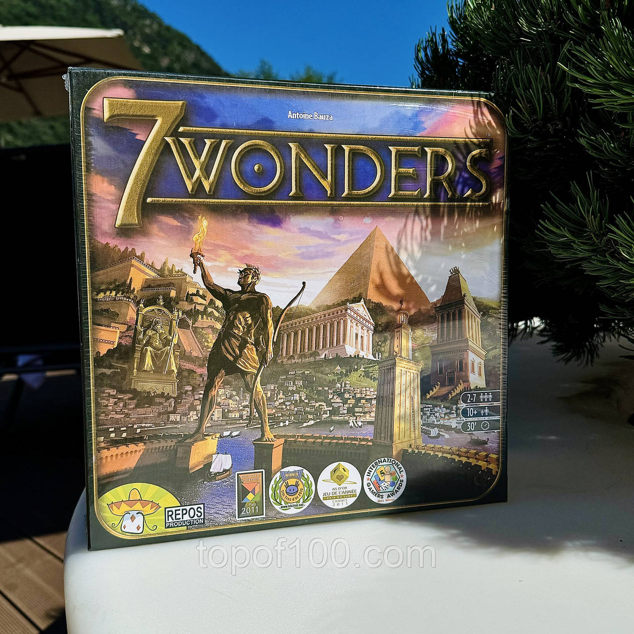 7 Чудес Перше видання Настільна гра 7 Wonders 1-ше + правила УКРАЇНСЬКОЮ