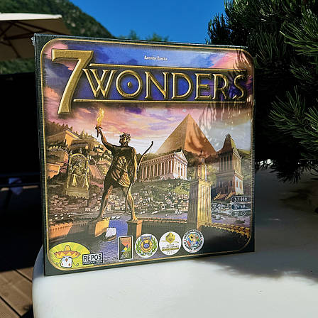 7 Чудес Перше видання Настільна гра 7 Wonders 1-ше + правила УКРАЇНСЬКОЮ, фото 1