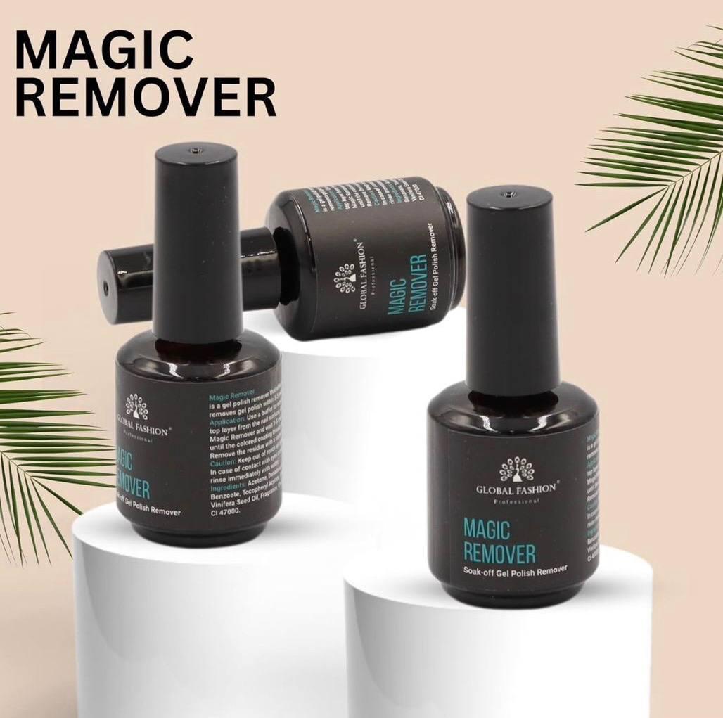 Засіб для зняття гель-лаку Magic remover Global Fashion