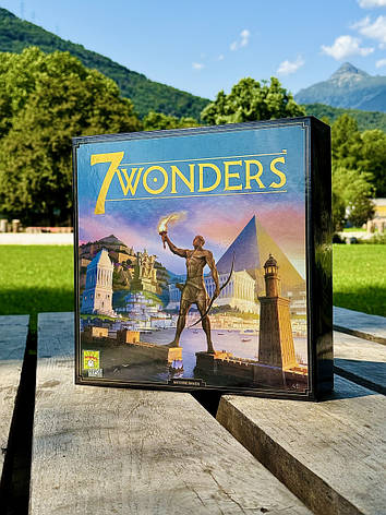 Настільна гра 7 Чудес Друге видання (7 Wonders 2-е видання) + правила УКРАЇНСЬКОЮ, фото 1