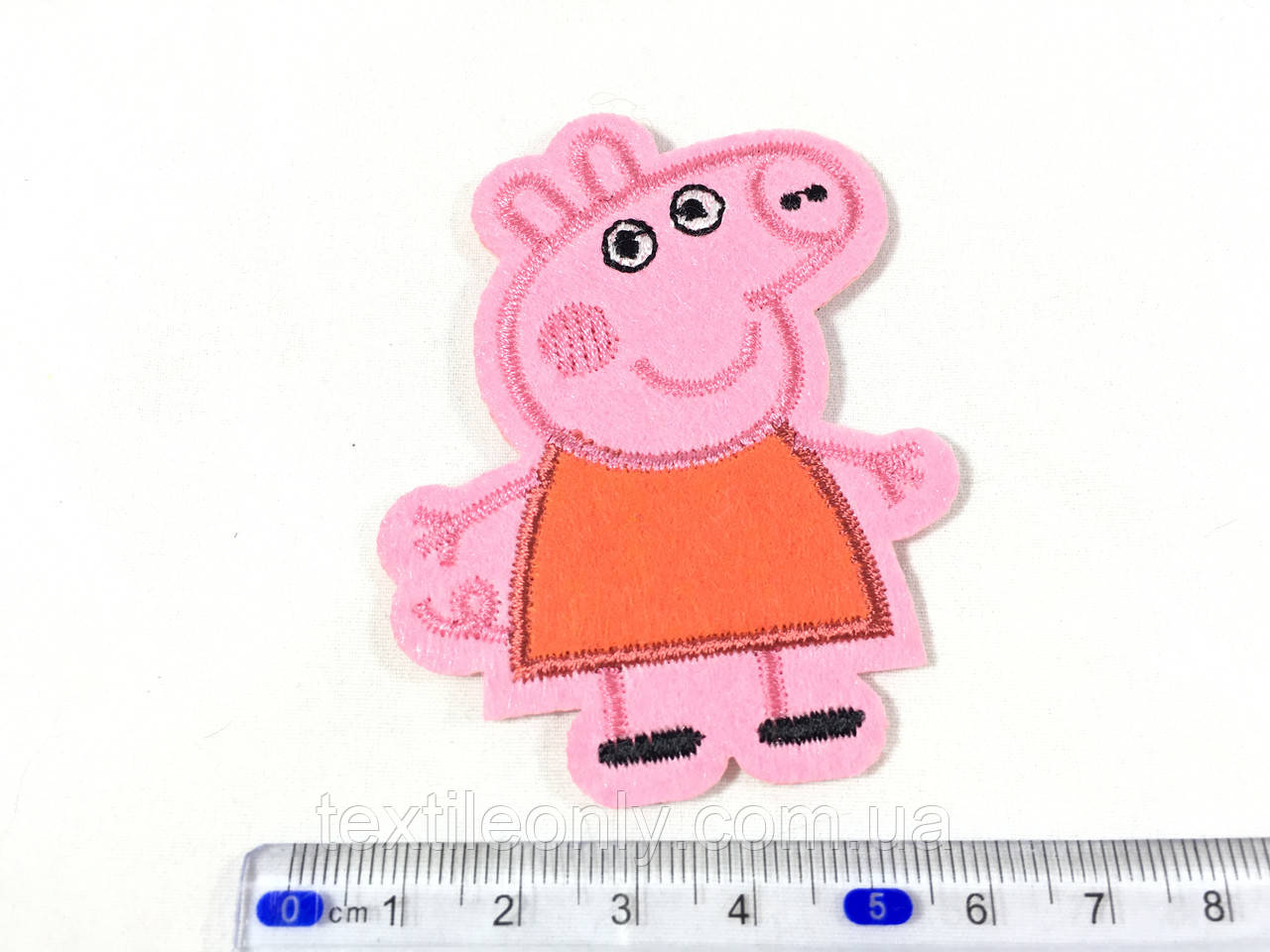 Нашивка Свинка Пеппа 45х71 мм
