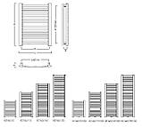 Сушарка для рушників електрична Instal Project RETTO Electro 50x120 білий, фото 3