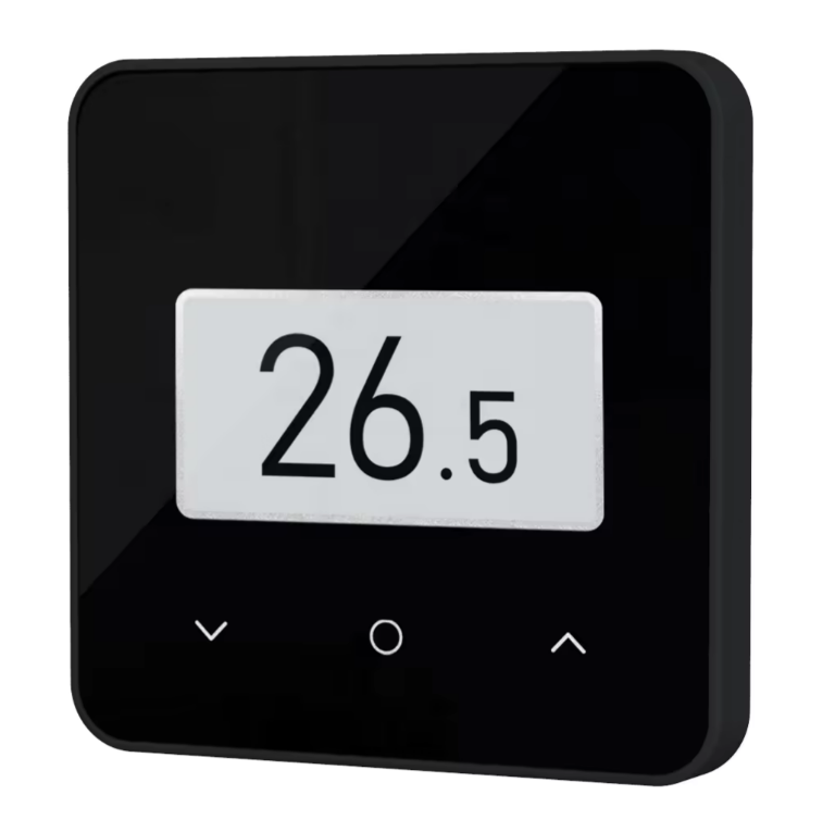Бездротовий WiFI терморегулятор 4HEAT WT-75 Sender | Чорний, Сенсорний, E-ink Display (E-paper)
