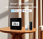 Бездротовий WiFI терморегулятор 4HEAT WT-75 Sender | Чорний, Сенсорний, E-ink Display (E-paper), фото 7